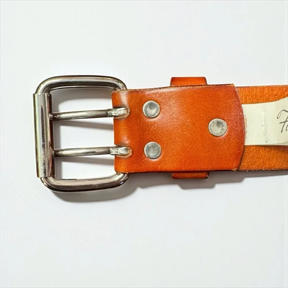 Falari Brown Leather Belt